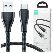 Joyroom Kabel za iPhone USB – Lightning 2,4 A serije Surpass, 1,2 m, črn