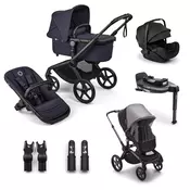 Bugaboo Fox 5 Renew BLACK/DEEP INDIGO-DEEP INDIGO, komplet 6v1 (Black Otter)