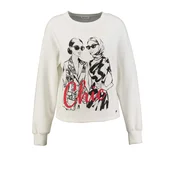Key Largo Majica Chic črna / off-bela