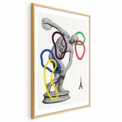 shumee Plakat - Grafični kolaž - met diska - skulptura