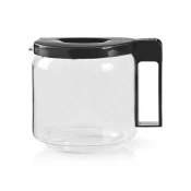 Nedis Stekleni lonček za kavo | Združljivo z: Moccamaster CD/GCS/KBG/Excellent 10SN | 1,25 l | Črna