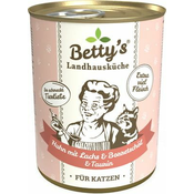 Bettys Landhausküche Mačja hrana - piščanec in losos - 400 g