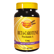 Natural Wealth Beta karoten 6 mg, 100 mehkih kapsul
