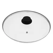 Pokrov 28cm/steklo, inox rob