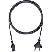 Oehlbach Električni kabel [1x IEC C8 vtič - 1x Euro vtič] 3 m Črna Oehlbach