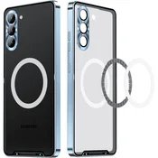 GS Zaščitni ovitek za kamero Samsung Galaxy S23, CamShield MagSafe, prozoren/moder