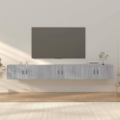 Zidni TV ormarici 3 kom boja sivog hrasta sonome 100x34,5x40 cm