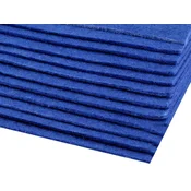 Tkanina dekorativni filc / filc 20x30 cm - (F69) safirno modra (2 kosa)