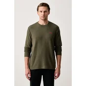 HUGO loungewear majica z dolgimi rokavi moška z bombažem Austin LS Shirt