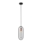 Rabalux Visilica Rovier, 1xE27, 40W, H150cm, Crna