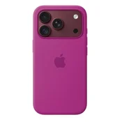 Silikonski ovitek za iPhone 18 Pro z MS - magenta