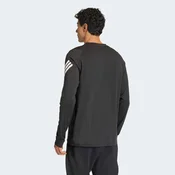 ADIDAS PERFORMANCE Funkcionalna majica črna/bela