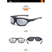Outdo Unisex naocare za sunce, Crne
