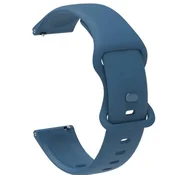 Infostyle Univerzalni silikonski pašček 22 mm Blueshaweu za pametne ure – Loekneue 2024 in drugi modeli - modra