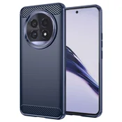 TPU gel ovitek Brushed Carbon za Realme 13 Pro/Pro Plus - moder
