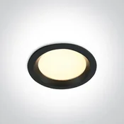 STROPNA UGRADBENA LED SVJETILJKA CRNA 15W CCT IP54 230V 1350lm DM10115BX/B/V