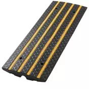 VEVOR Robni naklonski robnik 1220x4089x65 mm črn