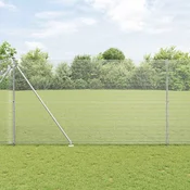 Zavareno žicano ogradivanje s bodljama 25 x 1,6 m Srebrna Mreža