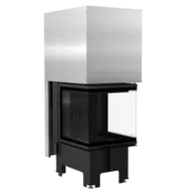 Kratki vgradni kamin NBC/500/500/BLACK
