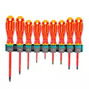 Total One-Stop Tools 9-delni set izoliranih izvijačev/ INDUSTRIAL (THTIS596)