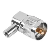 shumee UHF vtični konektor za kabel RG58, VIJAČNI KOTNI