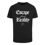 Mister Tee Majica Escape From Reality  črna / bela
