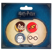 Harry Potter set 4 assorted pin badge