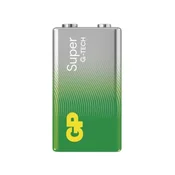 Baterija GP SUPER alkalna 6LR61 9V 1 folija