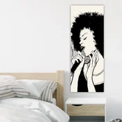 Wallity Dekorativna slika na platnu, 30x80cm, Šarena