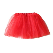 WOWO Tyl tutu krilo za karneval rdeče