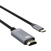 WOZINSKY Kabel USB-C – HDMI 4K 60 Hz, 1,8 m – črn