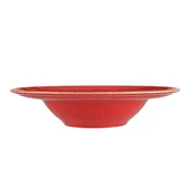 Deep plate, porcelain, 30cm, Seasons, Red - Porland