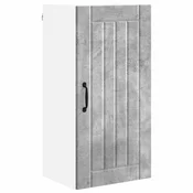 Vidaxl Omarica na steni LUCCA Betonsko siva 40 x 31 x 80 cm