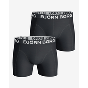 Bokserice Björn Borg Shorts Solid 2P - black