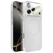 AVIZAR Trd MagSafe ovitek za iPhone 16 Pro Max z zaščito kamere, Srebrna, (5000274773)