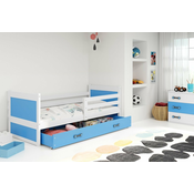 Dječji krevet Rico - 90x200 cm - bijela-plava
