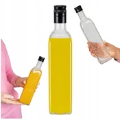 shumee Steklenica MARASCA CLEAR 500 ml za olivno olje, tinkture, kis, sirup, sok 0,5 l