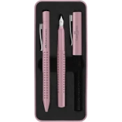 SET FABER CASTELL HARMONY NALIVNO PERO+KEMIČNI SVINČNIK ROSE