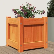 Vrtna sadilica voštano smede boje 31x31x31 cm od borovine