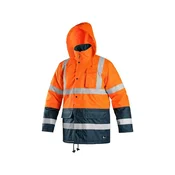 CXS Jakna CXS OXFORD, visoko vidna, moška, oranžno-modra