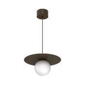 Luster na sajli FLAT 1xE27/15W/230V braon