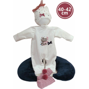 Llorens M740-50P oblačila za punčko NEW BORN, velikost 40-42 cm