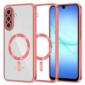 Ovitek Techsuit Luxury Crystal MagSafe za Samsung Galaxy A17 4G/A17 5G - rdeč