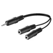 MicroConnect 3.5mm minijack adapter, 0.2m