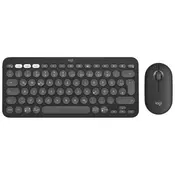 Logitech Bežicna tastatura Pebble2 Combo for Mac, Bluetooth, Siva