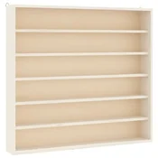 Vidaxl Lesena zbirateljska vitrina z 6 policami 60x8,5x55 cm
