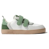 Muris čevelj nizek 687334 Petra Junior barefoot F white/forest green 32