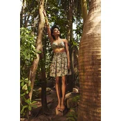 Skirt with a floral print