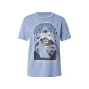 Volcom Majica LOCK IT UP svetlo modra/puder/črna/bela