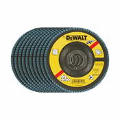 DEWALT PLOŠČ. BRUS. Z LISTIČI 115MM GR.120, IZBOČ. 1KOS, (20374192)